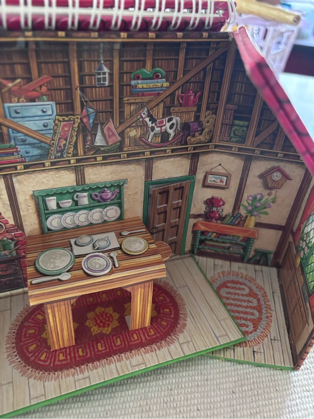 Walter Foster Goldilocks and The Three Bear book Playhouse & Figures 1999